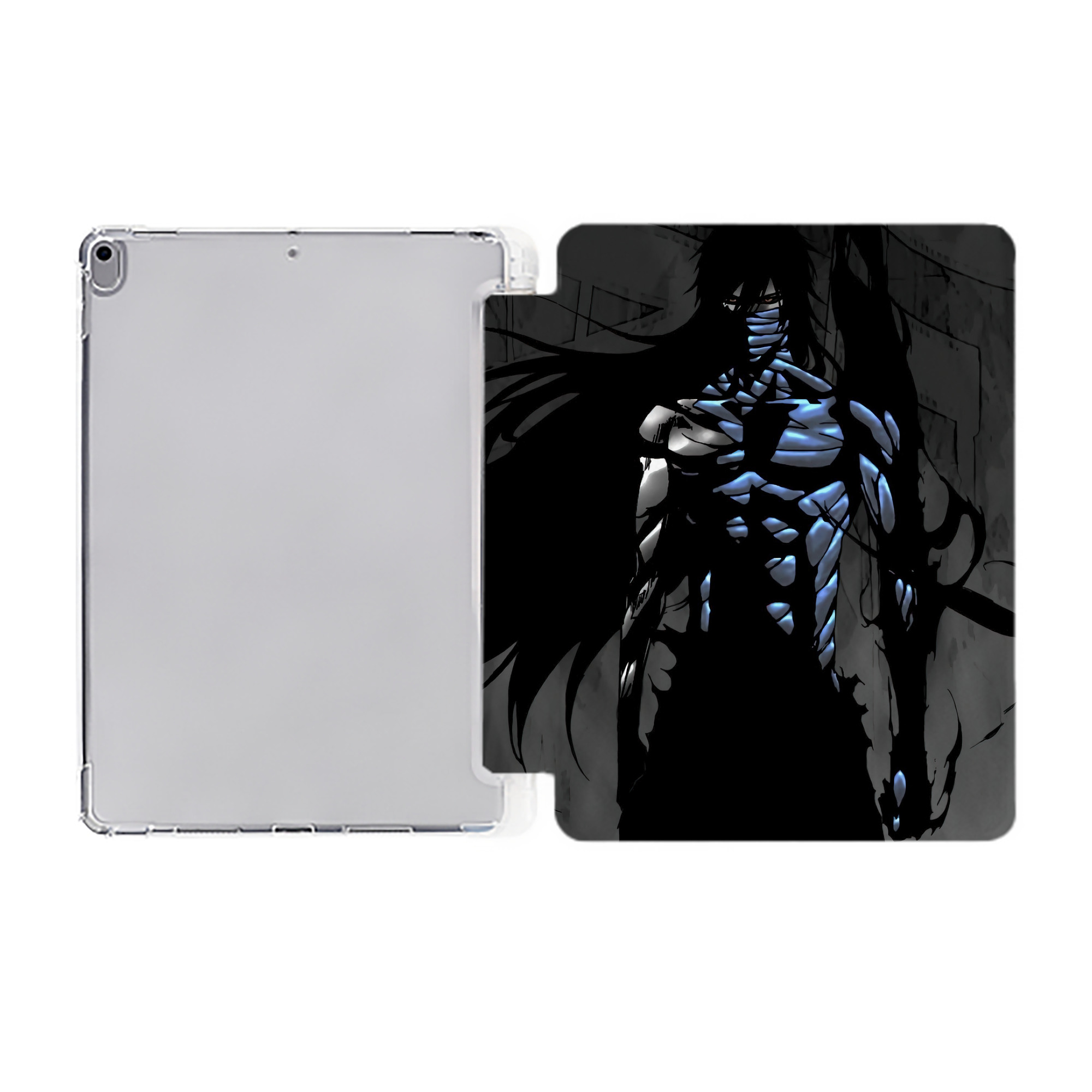 （画像用） ブリーチ BLEACH IPad ケース ペン収納付き 三つ折りスタンド PUレザー×シリコン 対応機種9.5/10.5/10.9インチ